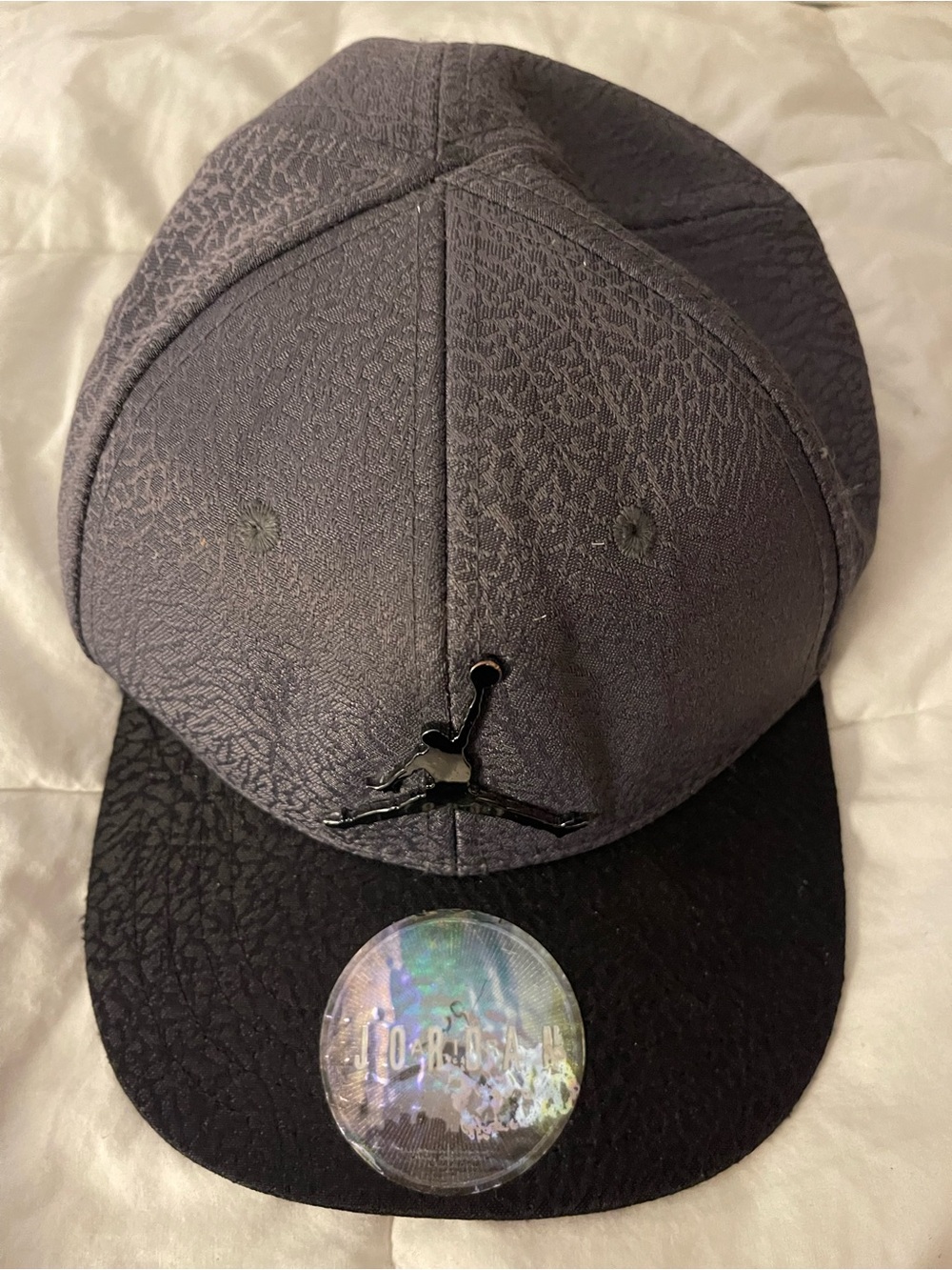 Jordan Toddler Black/Grey Jumpman Snapback Hat